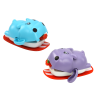 Wind-up Bath Toy Floating Hippopotamus On A Board